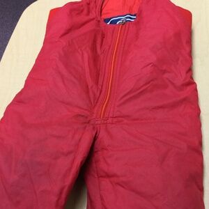 Vintage girls ski pants from 1970.  Bell buttons  size 8T made in France Faramaz